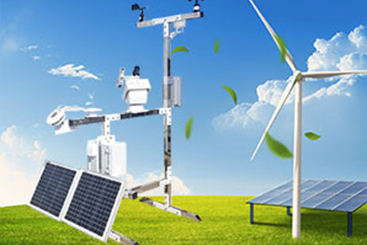 小型太阳能发电站 气象环境监测系统